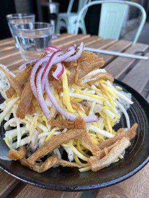 Mango salad   at Do Chay - Knight District in Vancouver