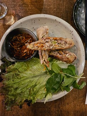 Spring rolls at Do Chay - Knight District in Vancouver