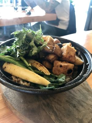 Black garlic eggplant  at Do Chay - Knight District in Vancouver