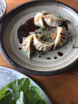Pot stickers at Do Chay - Knight District in Vancouver