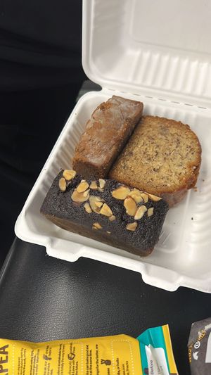 Vegan loafs: walnut, zucchini and chocolate   at The Modern Rose in Deerfield Beach
