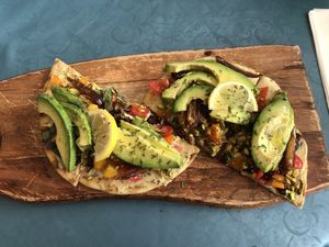 Pita Naan, process Diana version! 😋  at The Modern Rose in Deerfield Beach