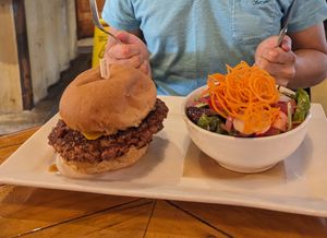 Plant based California Burger at Sociable Kitchen in Brantford