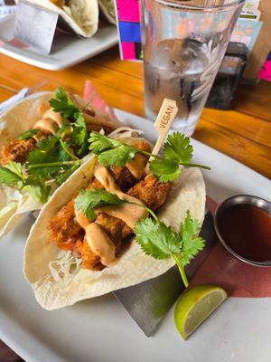 Chick'n tacos at Sociable Kitchen in Brantford