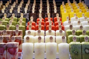 Paletas Selection at Morelia Gourmet Paletas in Coral Gables