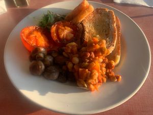 Vegan Breakfast  at Kafe Kaos in Lorne