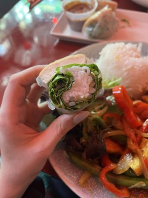 Tofu spring rollls  at Luc Lac Vietnamese Kitchen in Portland