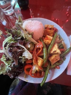 Lemongrass stir fry with tofu  at Luc Lac Vietnamese Kitchen in Portland