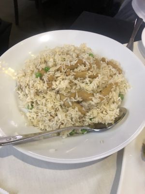 Chicken rice  at Wing Wah in Birmingham