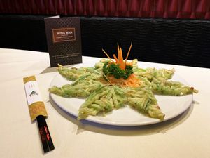 Crispy Golden Cucumber Savoury Crepe	 at Wing Wah in Birmingham