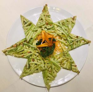 Crispy Golden Cucumber Savoury Crepe at Wing Wah in Birmingham