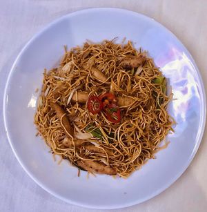 Mock Chicken Noodle at Wing Wah in Birmingham