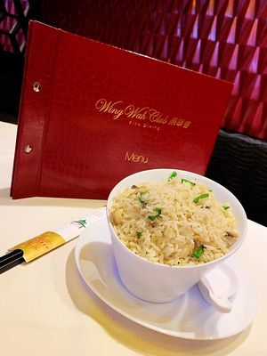 Eggless fried rice at Wing Wah in Birmingham