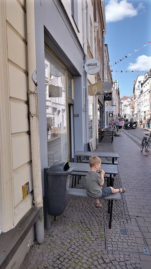 Entrance at Luicella's - Hüxstraße in Luebeck
