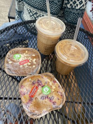 Pastries and coffee w/ oat milk!  at Mugglet's Mug in Jim Thorpe