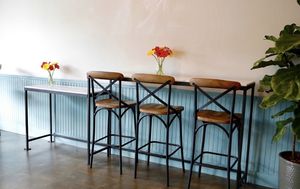 Bar seating  at Alma Organic in Burbank