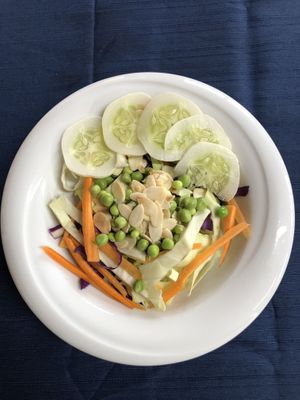 We buy vegetables from two organic farms in Carleton and Caplan. at Bistro Pointe Taylor in New Richmond