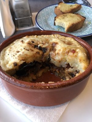 Vegan Musaka this was AMAZING!!! at Kritamo in Rhodes