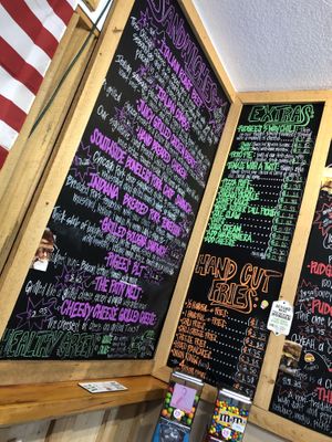 More menu boards  at Pudgee's in Floral City