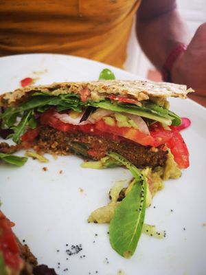 Raw burger at 3 4 4 in Alicante