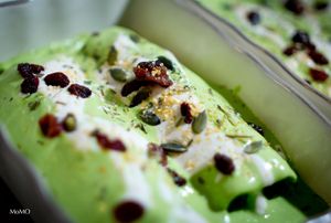 Canelones al estragón rellenos de espinacas y pasas. Servidos a 40º. 
#rawfood, #comidacrudivegana, #crudo, #vegan, #raw, #livingfood, #singluten, #Alicante at 3 4 4 in Alicante