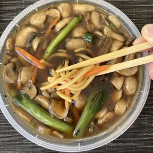 Ramen (you can add tofu / soy mince / soy chicken)  at Miso in Ramat Gan