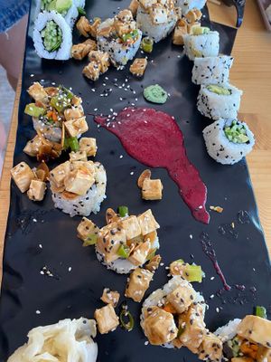 Special Tofu Sushi and Avocado Fotomaki  at Miso in Ramat Gan