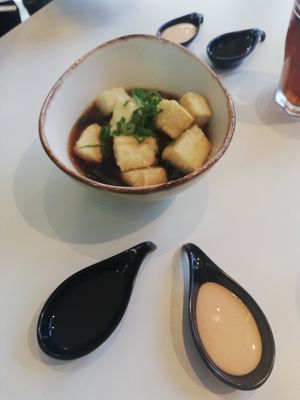Agadashi tofu at Miso in Ramat Gan