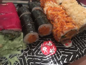 Crispy rolls - mostly batata with rice 😔 at Miso in Ramat Gan