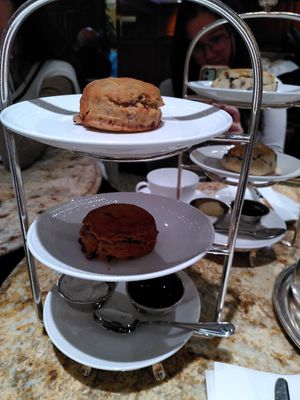 Vegan cream tea (November 2022) at Bettys in York