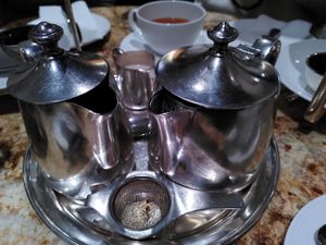 Tea for two with oat milk (November 2022) at Bettys in York