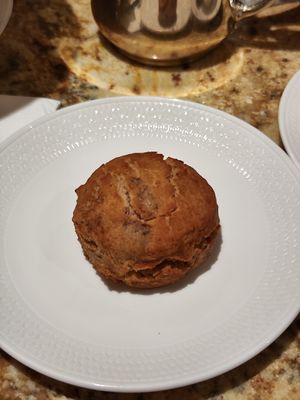 Slightly burnt vegan scone at Bettys in York
