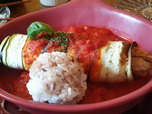 Egg plant roll at Diner Jackie 다이너재키 in Seoul