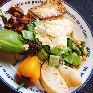 Tofu ricotta salad. Too small portion tho at Diner Jackie 다이너재키 in Seoul