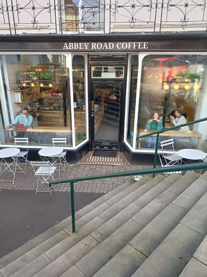 Entrance at Abbey Road Coffee in Malvern