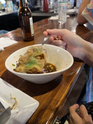 Find a better way to tell the dumplings apart.  at Wicked Bao in Fernandina Beach
