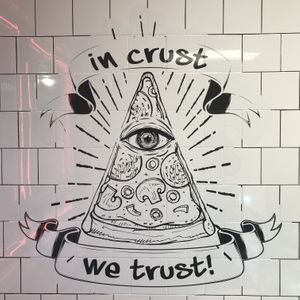 I trust their crust!! Pizza was so good!! Get some!! at Pizzeria 1081 & Bakery in Akron