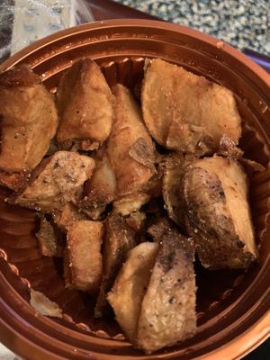 Super seasoned crispy potatoes. Amazing at Pizzeria 1081 & Bakery in Akron