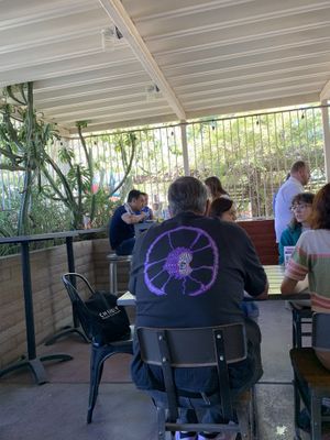 Patio at República Empanada in Mesa