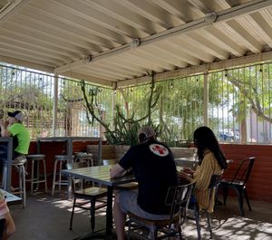 Patio at República Empanada in Mesa
