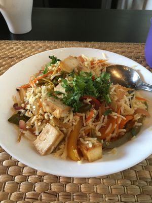 Vegan Thai Tofu at Dosha Ayurveda in Hallandale Beach
