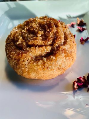 Rose cake at Dosha Ayurveda in Hallandale Beach