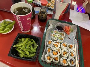 Sweet potato no eel sauce at Sushi-2-Go in Gainesville