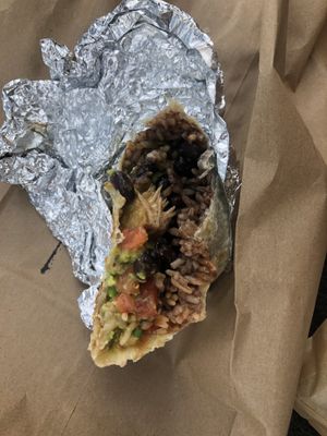 carnitas burrito  at Sugar Taco in Los Angeles