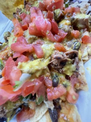 Excellent nachos  at Sugar Taco in Los Angeles