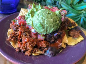 Nachos (half order) at Sugar Taco in Los Angeles