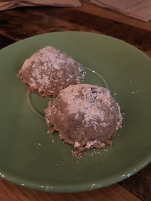 Polvorones (delicious!) at Sugar Taco in Los Angeles