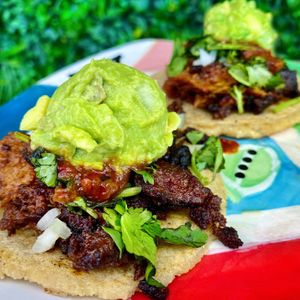 Asada Tacos with Guacamole  at Sugar Taco in Los Angeles