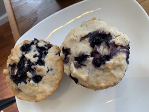 Blueberry Muffins at EARTH in Twain Harte