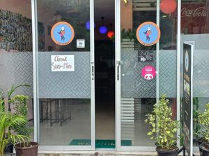 Happycow sticker went straight up :) at 29 Coffties in Chiang Mai